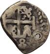 Spanien Bolivien Potosi ? 1/2 Real 1668 Carlos II., 1665-1700 gelocht, ss