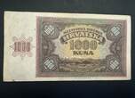 Kroatien 1000 Kuna 1941 ss