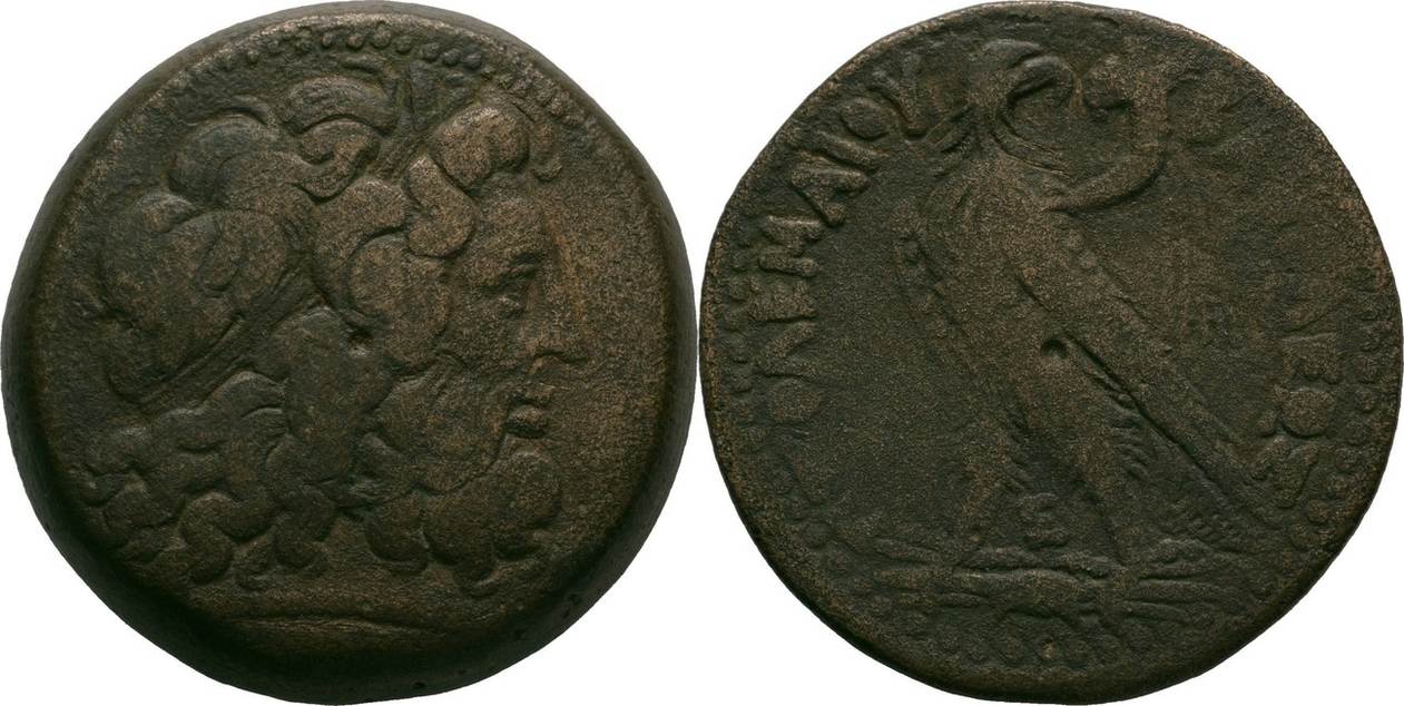 Ägypten Alexandria Bronze 221205 Ptolemaios IV. Philopator, 221 205