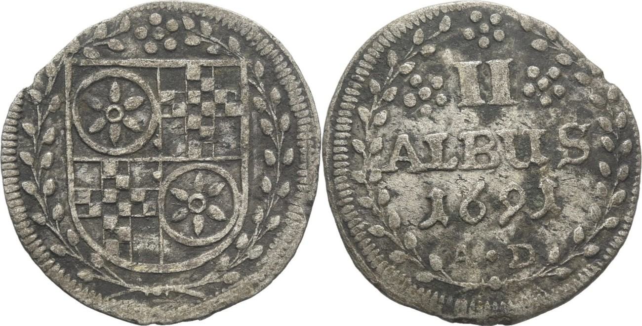 Mainz, Bistum 2 Albus 1691 Anselm Franz von Ingelheim, 16791695 ss