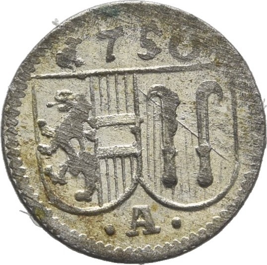 Salzburg, Bistum Einseitiger Pfennig 1750 Andreas Jakob v