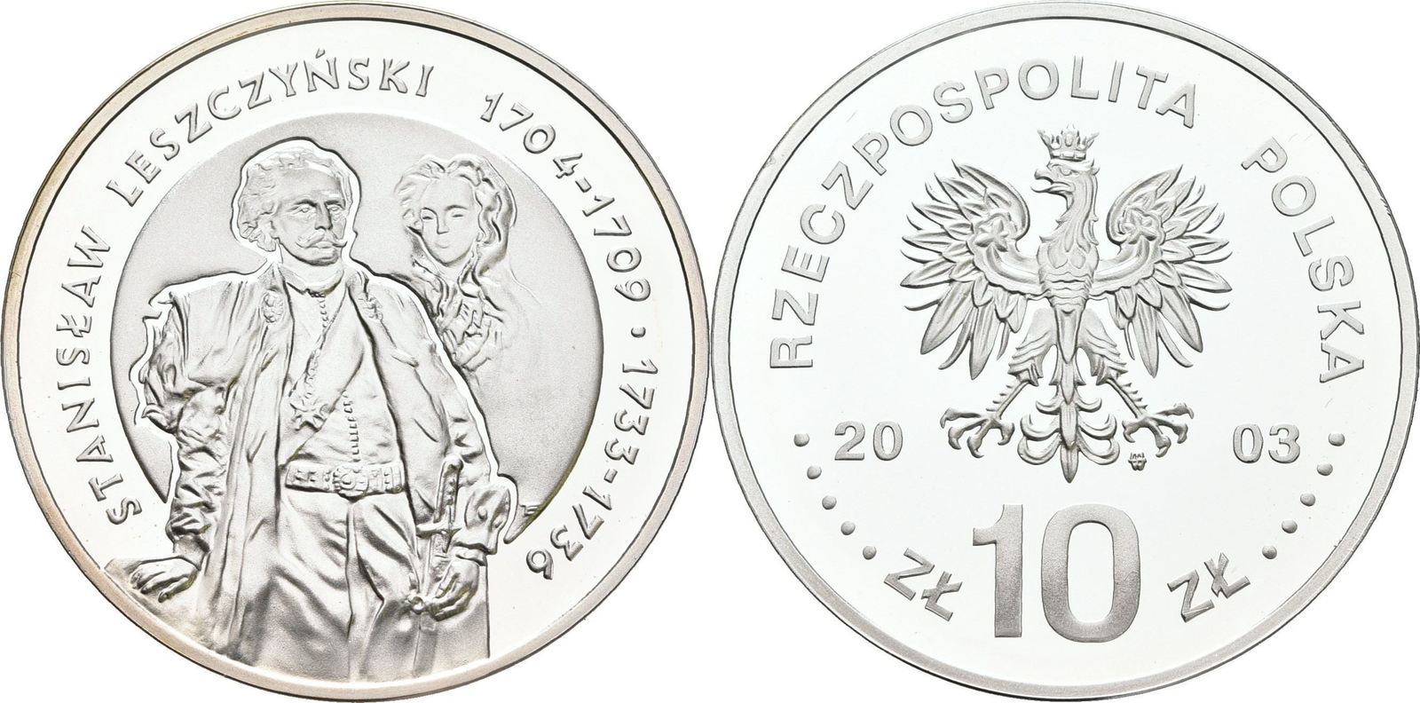 Polen 10 Zloty 2003 Stanis aw Leszczy ski 1704 1709 1733 1736 Offen polen-10-zloty-2003-stanis-aw-leszczy-ski-1704-1709-1733-1736-offen
