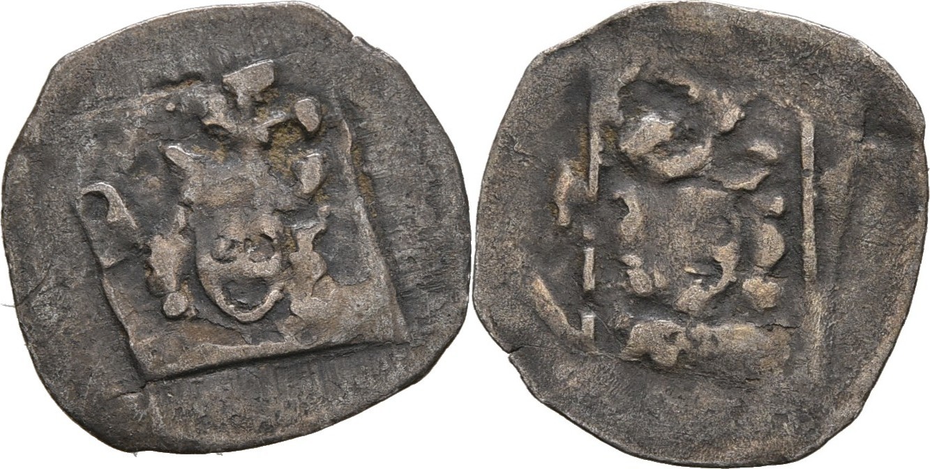 Böhmen Neuböhmen Erlangen Pfennig Wenzel IV., 13781419 ss