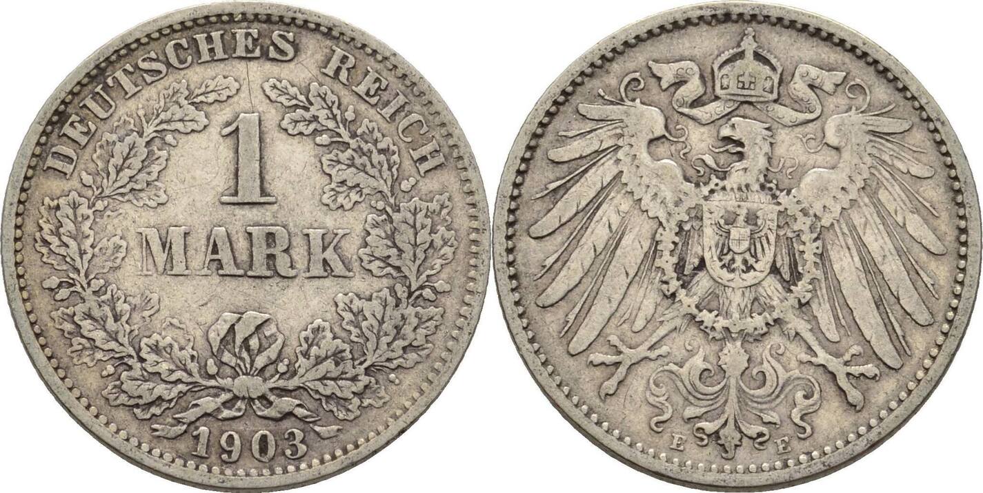 Deutsches Reich 1 Mark 1903 E ss