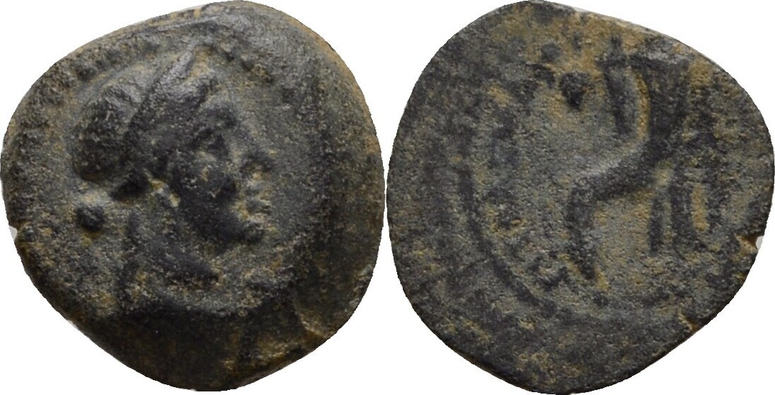 PTOLEMAIC KINGS OF EGYPT. Zypern Bronze Ptolemy VIII Euergetes II