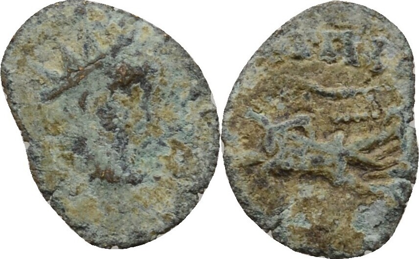 RÖMISCHE KAISERZEIT barbarisierter Antoninian ss