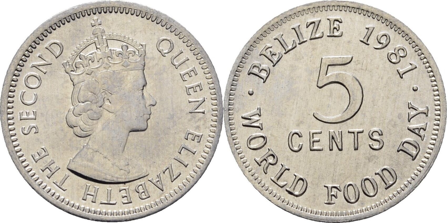 Belize 5 Cents 1981 FAO Pr gefrisch MA Shops belize-5-cents-1981-fao-pr-gefrisch-ma-shops