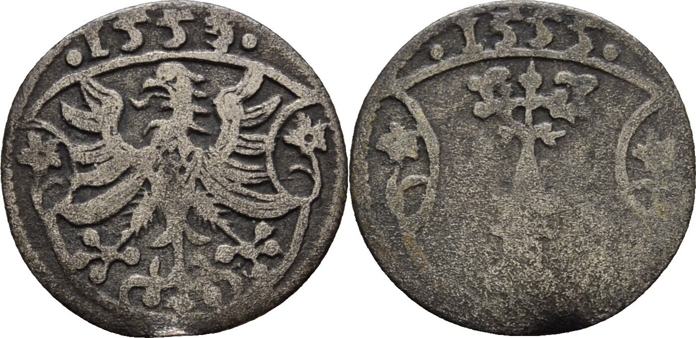 Brandenburg Preußen Berlin Dreier 1555 Joachim II. 15351571 ss