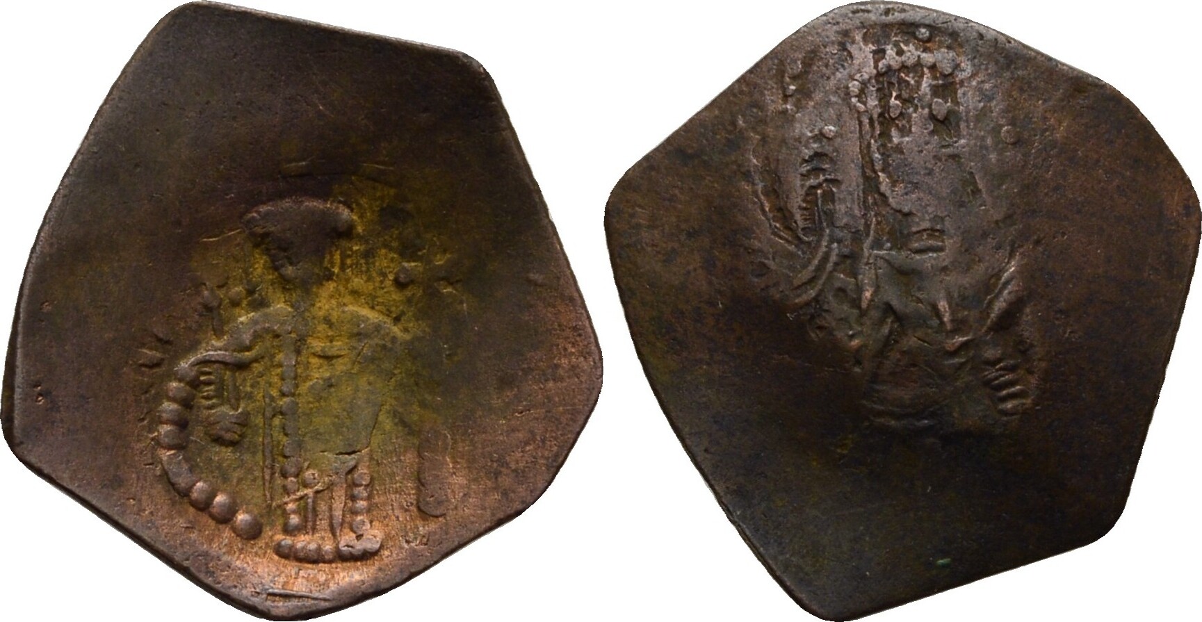 Byzanz Trachy 12041261 Lateinisches Kaiserreich ss