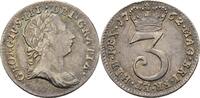 Großbritannien 3 Pence George III., 1760-1820 -
