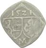 Salzburg Einseitiger Pfennig Matthäus Lang von Wellenburg, 1519-1540