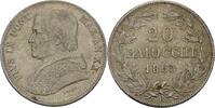 Vatikan 20 Baiocchi Pius IX., 1846-1878 -