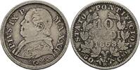 Vatikan Rom 10 Soldi Pius IX., 1846-1878 -