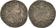 RDR Böhmen Kuttenberg 3 Kreuzer Leopold I., 1657-1705 -