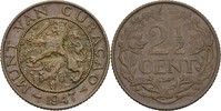 NL Curacao 2 1/2 Cent Wilhelmina