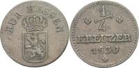 1/4 Kreuzer 1830 Hessen Kassel Wilhelm II. (1821 - 1847) f.vz