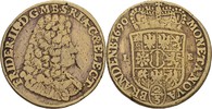 Brandenburg Preussen 1690 Zeitgenössische Fälscung eines Gulden Friedrich Wilhelm III., 1688-1701/1713