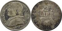 Vatikan 2 Lire Pius IX. -