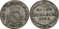 Baden Durlach 2 1/2 Kreuzer Carl Fredrich, 1738-1811