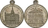 Baden Pforzheim versilberte Medaille Rathaus Pforzheim