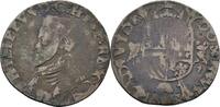 Spanische Niederlande Gft. Holland Dordrecht 1/5 Philippsdaalder o-J. Philipp II., 1555-1598 -