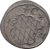 Bayern München Einseitiger Pfennig Maximilian I., 1598-1651.