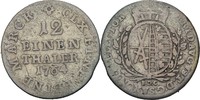 Sachsen Dresden 1/12 Taler Friedrich August III./I., 1763-1806