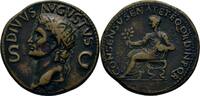 RÖMISCHE KAISERZEIT Dupondius DIVUS AUGUSTUS, geprägt unter Caligula, 37-41