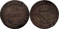 Frankreich 10 Centimes Napoleon I., 1804-14
