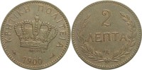 Griechenland Kreta 2 Lepta Prinz Georg