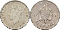 Fidschi Inseln 6 Pence George VI., 1936-52