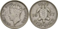 Fidschi Inseln 6 Pence George VI., 1936-52