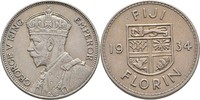 Fidschi Inseln 1 Florin George V., 1910-36