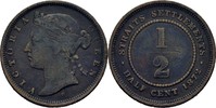 Straits Settlements 1/2 Cent Victoria, 1837-1901