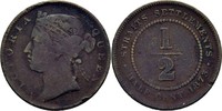 Straits Settlements 1/2 Cent Victoria, 1837-1901