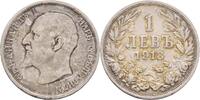 1 Lev 1913 Bulgarien Ferdinand I., 1908-18 vz