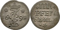 Bistum Hildesheim 4 Pfennig Jobst Edmund von Brabeck, 1688-1702