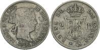 Spanien 2 Reales Isabella II., 1833-1868 -