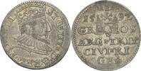 Lettland Polen Riga Dreigröscher Trojak Sigismund III., 1587-1632 -