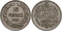 Russland Finnland Nikolaus II., 1894-1917 25 Penniä 1915 S vz