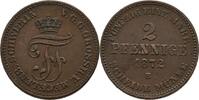 Mecklenburg Schwerin 2 Pfennige Friedrich Franz II. -