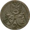 Schweiz Bistum Chur Einseitiger 2 Pfennig o.J. Joseph Benedikt von Rost, 1728-1754 -