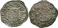 RDR Ungarn Habsburg Kremnitz Denar 1587 Rudolph II., 1576-1612 Prägeschwächen, f.vz
