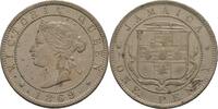 Jamaica Penny Victoria, 1837 - 1901 -