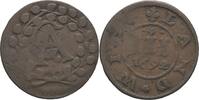 Mecklenburg Güstrow 3 Pfennige Gustav Adolf, 1636-1695 -