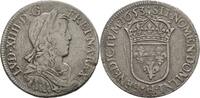 Frankreich La Rochelle 1/2 Ecu Ludwig XIV.,1643-1715 -