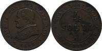 4 Soldi 1868 Vatikan Pius IX., 1846-1878. kl. Randfehler, vz