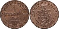 Sachsen Dresden Pfennig Johann, 1854-1873 -