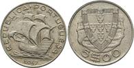 Portugal 5 Escudos Segelschiff -