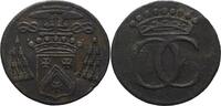 Frankreich Lyon Rechenpfennig Jeton Camille de Neufville de Villeroy, -
